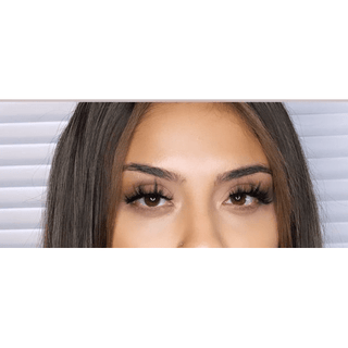 Model wearing our Savage Lashes from Gui Cosmetics 
